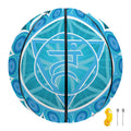 Vishuddha Chakra Spiritual Print Basketball
