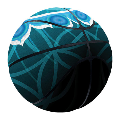 Vishuddha Chakra Spiritual Print Basketball