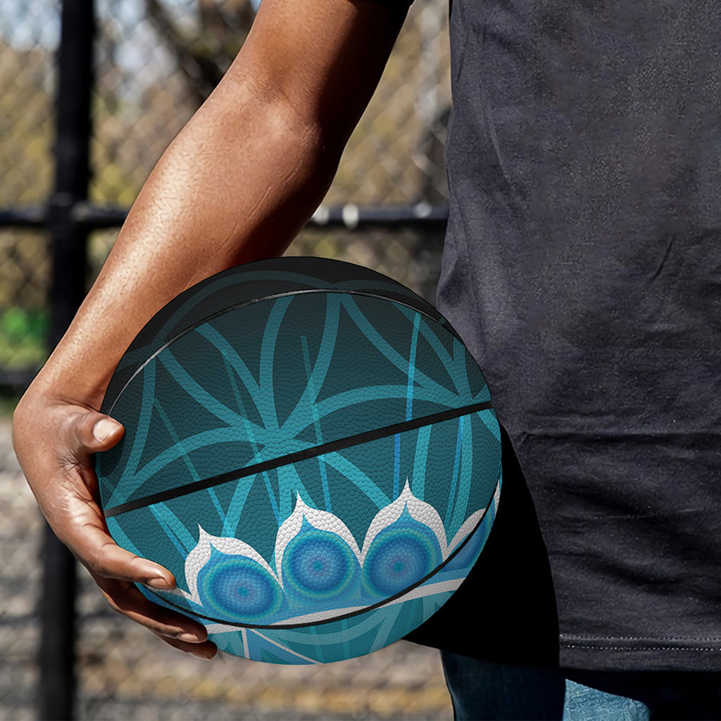 Vishuddha Chakra Spiritual Print Basketball