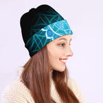 Vishuddha Chakra Spiritual Print Beanie