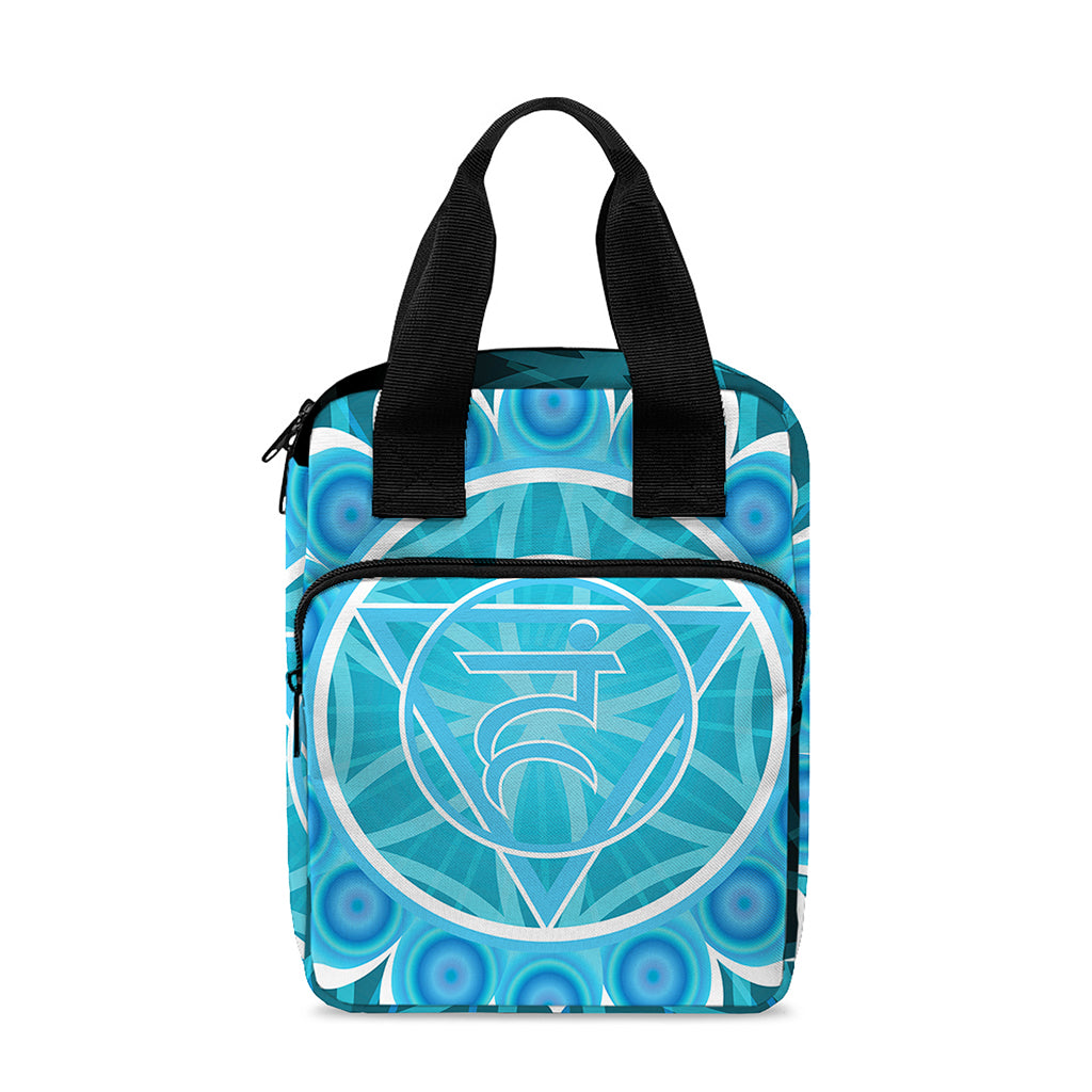 Vishuddha Chakra Spiritual Print Bible Tote Bag