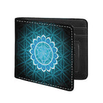 Vishuddha Chakra Spiritual Print Bifold Wallet
