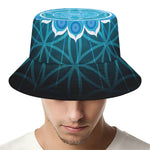 Vishuddha Chakra Spiritual Print Bucket Hat