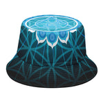 Vishuddha Chakra Spiritual Print Bucket Hat