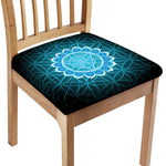 Vishuddha Chakra Spiritual Print Chair Cushion Cover