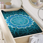 Vishuddha Chakra Spiritual Print Changing Pad Cover