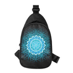 Vishuddha Chakra Spiritual Print Chest Bag