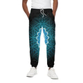 Vishuddha Chakra Spiritual Print Cotton Sweatpants