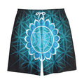Vishuddha Chakra Spiritual Print Cotton Shorts
