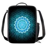 Vishuddha Chakra Spiritual Print Crossbody Lunch Bag