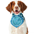 Vishuddha Chakra Spiritual Print Dog Bandana