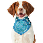 Vishuddha Chakra Spiritual Print Dog Bandana