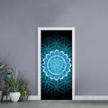 Vishuddha Chakra Spiritual Print Door Sticker