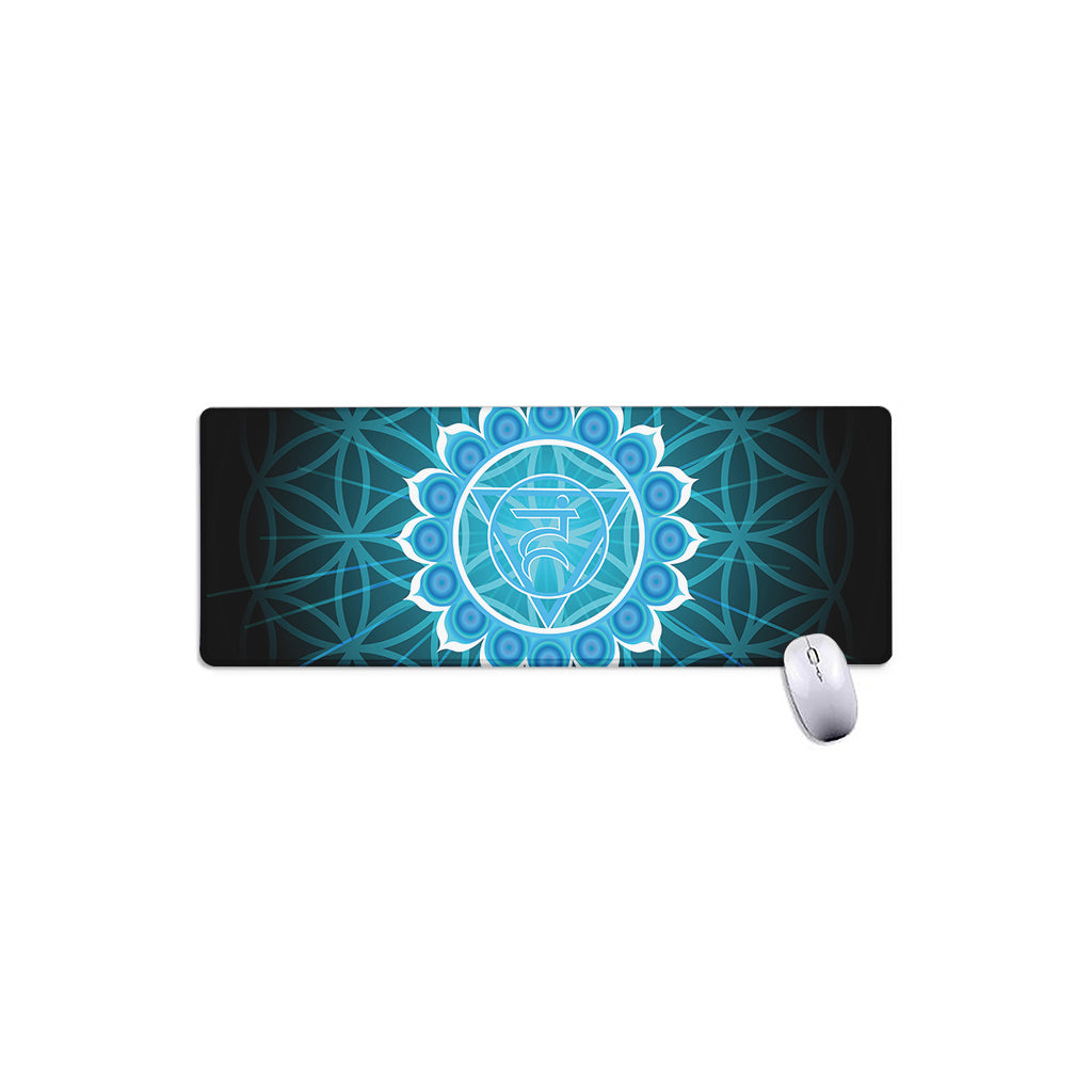Vishuddha Chakra Spiritual Print Extended Mouse Pad