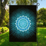 Vishuddha Chakra Spiritual Print Garden Flag