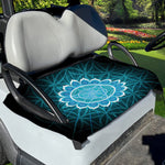 Vishuddha Chakra Spiritual Print Golf Cart Seat Cover
