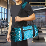 Vishuddha Chakra Spiritual Print Gym Bag