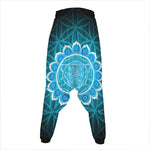 Vishuddha Chakra Spiritual Print Hammer Pants