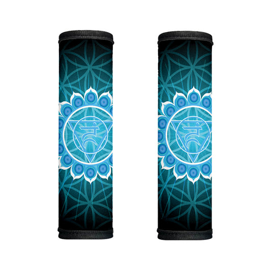 Vishuddha Chakra Spiritual Print Handle Covers