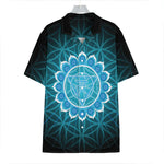 Vishuddha Chakra Spiritual Print Hawaiian Shirt