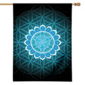 Vishuddha Chakra Spiritual Print House Flag
