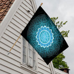 Vishuddha Chakra Spiritual Print House Flag
