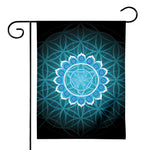 Vishuddha Chakra Spiritual Print House Flag