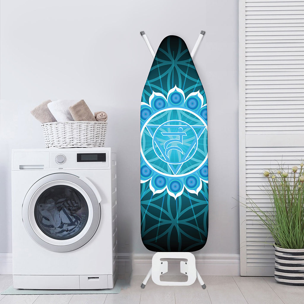 Vishuddha Chakra Spiritual Print Ironing Board Cover