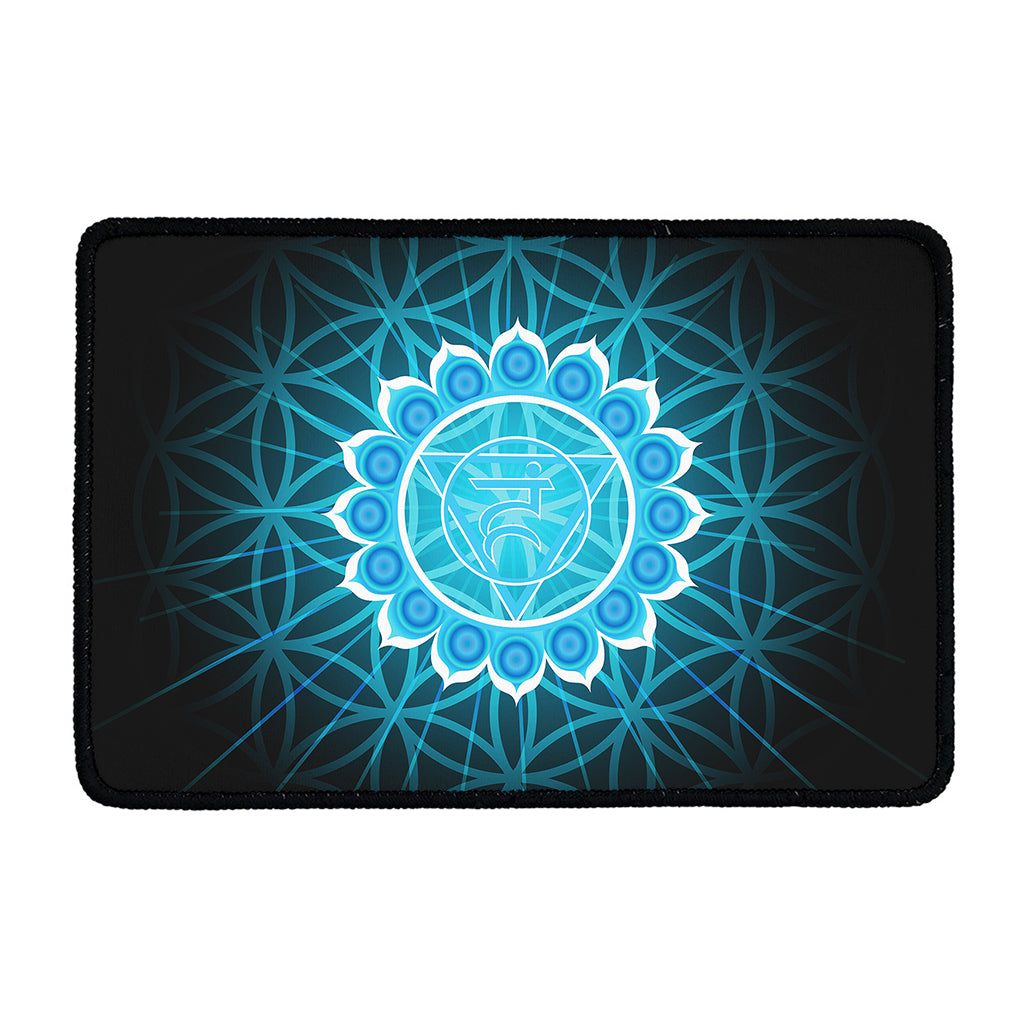 Vishuddha Chakra Spiritual Print Kitchen Mat
