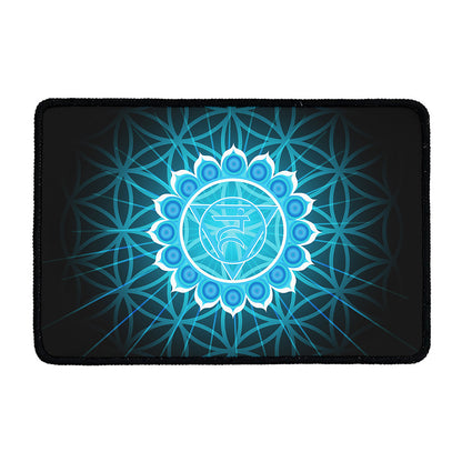 Vishuddha Chakra Spiritual Print Kitchen Mat