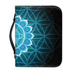 Vishuddha Chakra Spiritual Print Leather Bible Cover