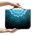 Vishuddha Chakra Spiritual Print Leather Bible Cover