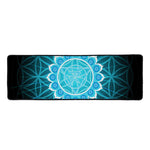 Vishuddha Chakra Spiritual Print Long Kitchen Mat