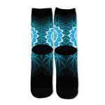Vishuddha Chakra Spiritual Print Long Socks