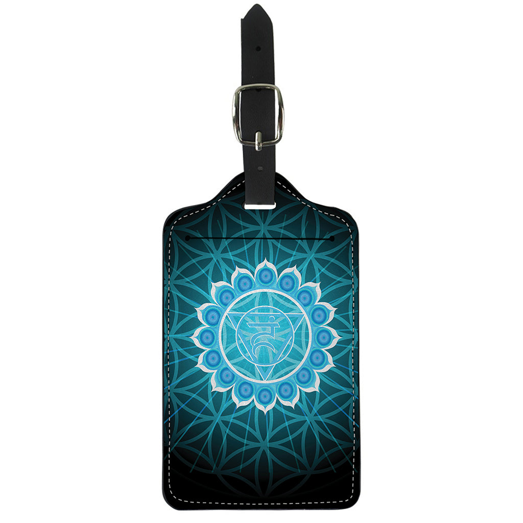 Vishuddha Chakra Spiritual Print Luggage Tag