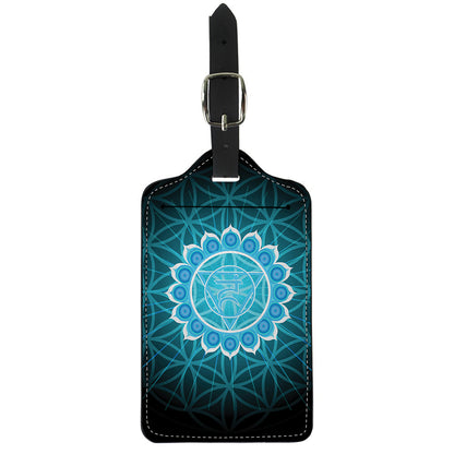 Vishuddha Chakra Spiritual Print Luggage Tag