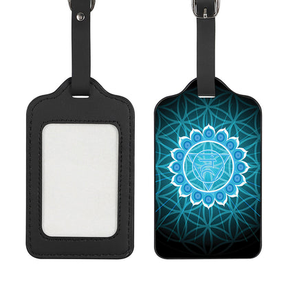 Vishuddha Chakra Spiritual Print Luggage Tag