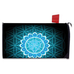 Vishuddha Chakra Spiritual Print Mailbox Cover