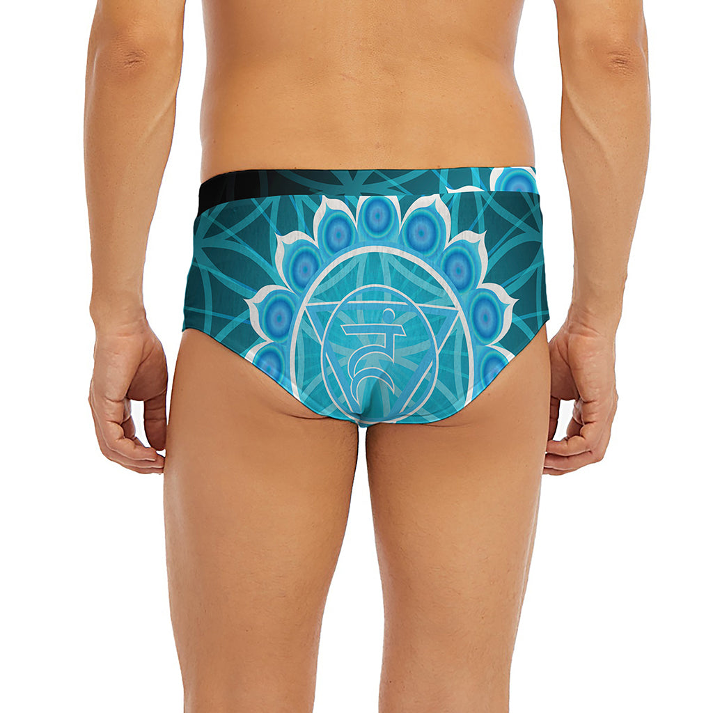 Vishuddha Chakra Spiritual Print Men's Briefs