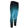 Vishuddha Chakra Spiritual Print Men's Compression Pants