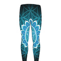 Vishuddha Chakra Spiritual Print Men's Leggings