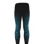Vishuddha Chakra Spiritual Print Men's leggings