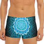 Vishuddha Chakra Spiritual Print Men's Short Boxer Briefs