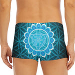 Vishuddha Chakra Spiritual Print Men's Short Boxer Briefs