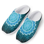 Vishuddha Chakra Spiritual Print Mesh Casual Shoes