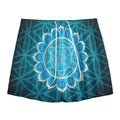 Vishuddha Chakra Spiritual Print Mesh Shorts