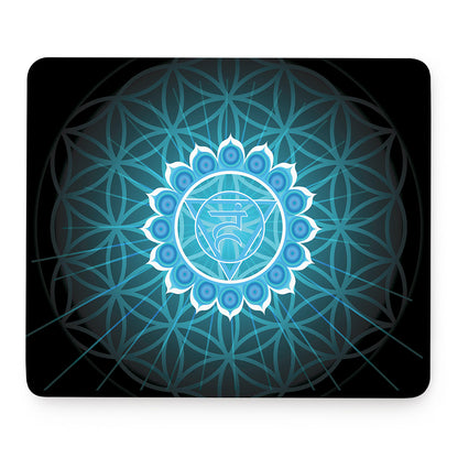 Vishuddha Chakra Spiritual Print Mouse Pad