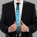 Vishuddha Chakra Spiritual Print Necktie