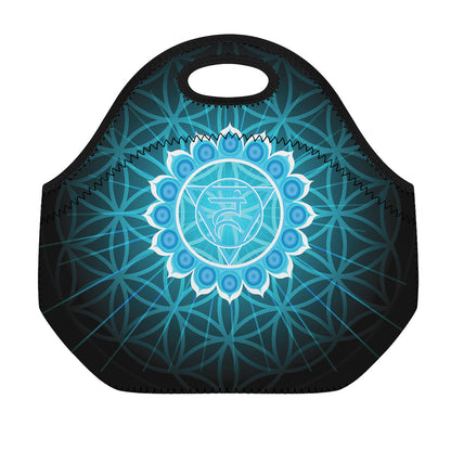 Vishuddha Chakra Spiritual Print Neoprene Lunch Bag