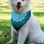 Vishuddha Chakra Spiritual Print Over The Collar Dog Bandana